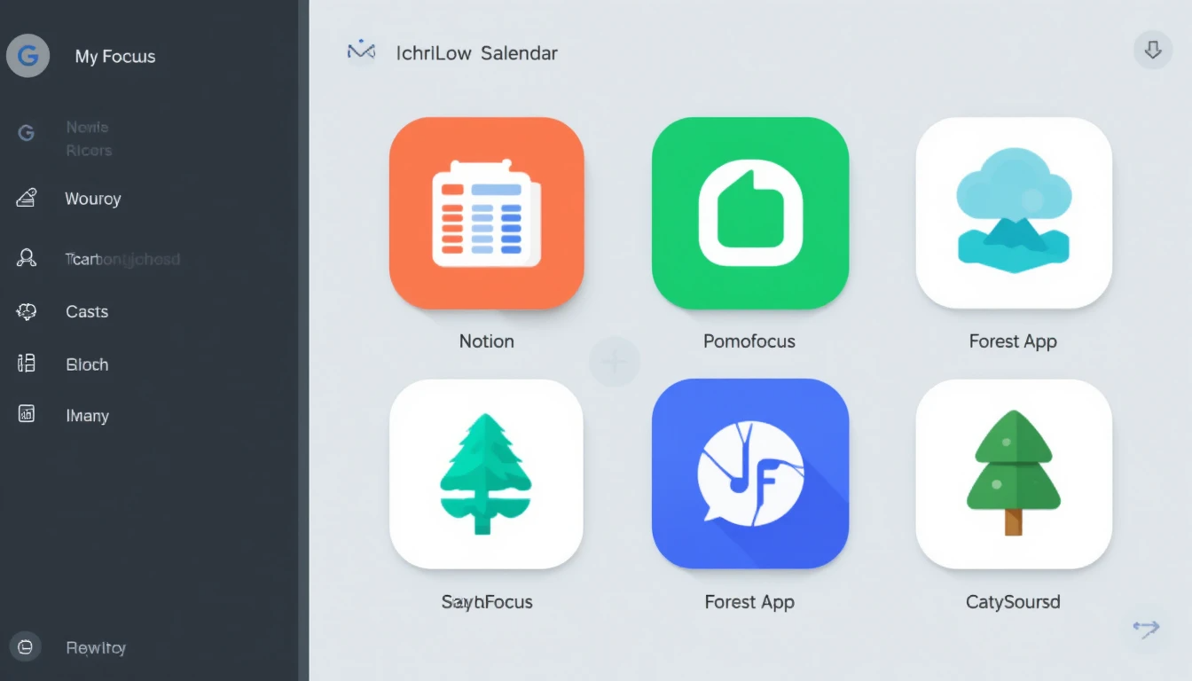 Popular apps for Pomodoro and Time Blocking productivity